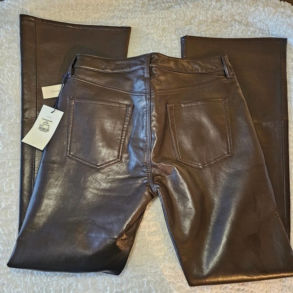 Citizens of Humanity Lilah High-Rise Recycled Leather Bootcut Pants
Sz 30 Brown - Picture 11 of 11